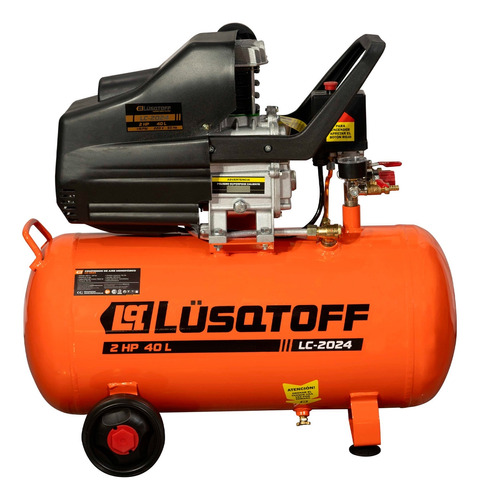 Compresor De Aire 2 Hp  40 Lts 1500w Lusqtoff Lc-2024 P