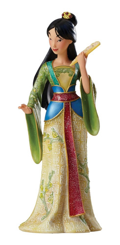 Figura Decorativa De Mulan Resina Princesa Disney Enesco