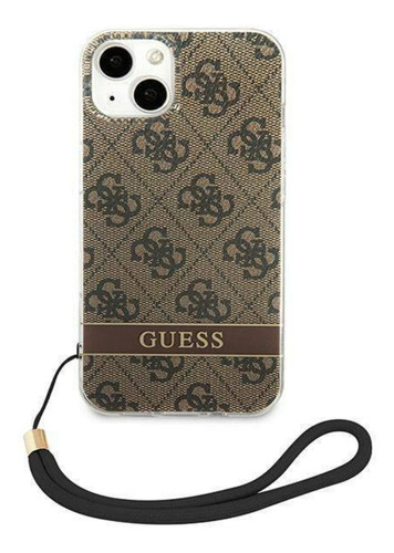 Case Con Strap Para iPhone 14 Pro Max Guess - Marron