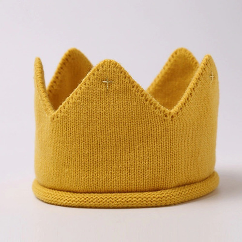 Corona De Lana Para Niños Y Niñas Gorro Cintillo Bebé