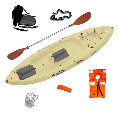 Kayak Para 1 Persona Samoa Dragger Combo 5 Rio Laguna P°