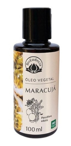 Bioessência Óleo Vegetal De Maracujá 100% Puro E Natur 100ml