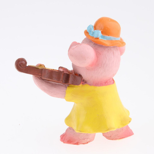 4x Cute Mini Pig Toy Figures Kit Fairy Garden Terrario Prop