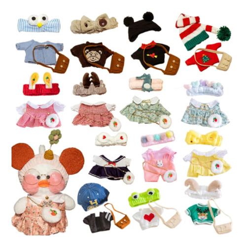 Anriy Accesorios De Ropa De Muñecos De Peluche De Pato Cafe