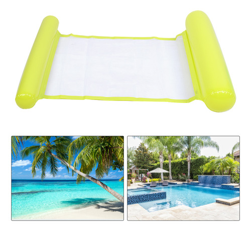 Hamaca Tipo Cama Flotante Inflable Portátil Para Agua