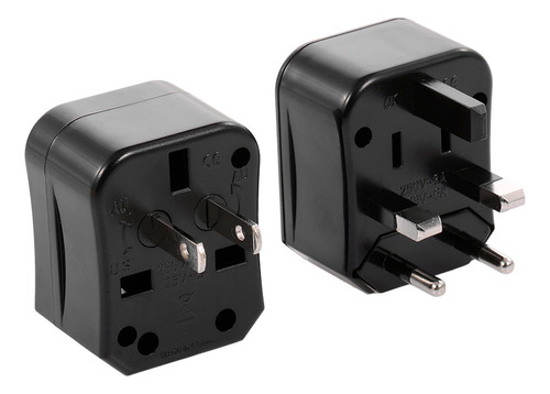 Adaptador De Viaje Universal Enchufe Para 150+ Países (negro