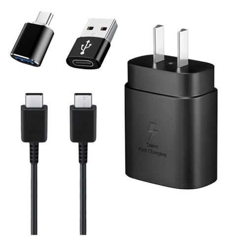 B 25w Super Carga Rapida Y Otg Y Usb Convertidor Type-c