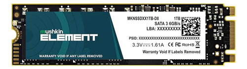Disco Ssd Mushkin Element 1tb M.2 Pcie Gen3x4 Negro