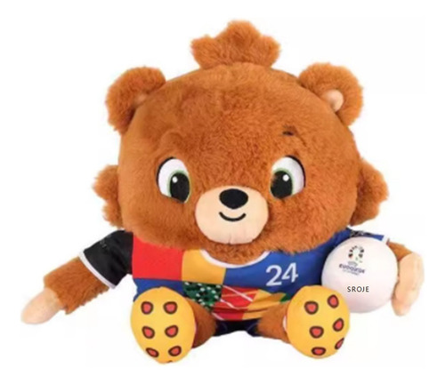 Wj Novo Oso De Peluche Con Mascota De La Eurocopa 2024