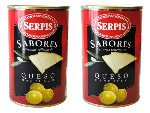 Aceitunas Verdes Manzanilla Rellenas De Queso Manchego 130 G