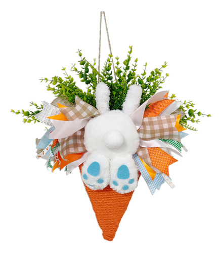 Corona De Conejo Para Decoración De Pascua Para Colgar, Fies