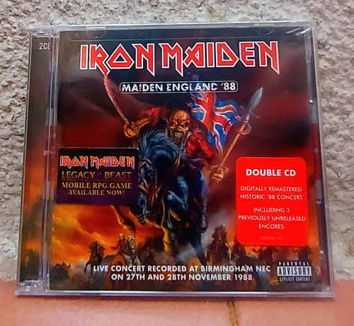 Iron Maiden (maiden England 88, 2cd) Ac/dc, Judas Priest.
