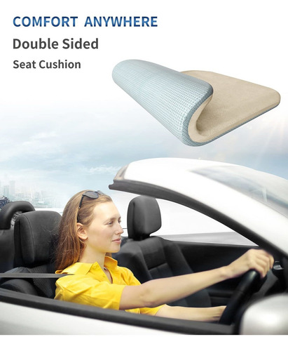 Para Cojin Asiento Vehiculo Acura Seda Transpirable Cara