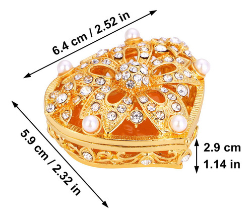 Joyero De Diamantes De Imitación, Joyero Portátil Con