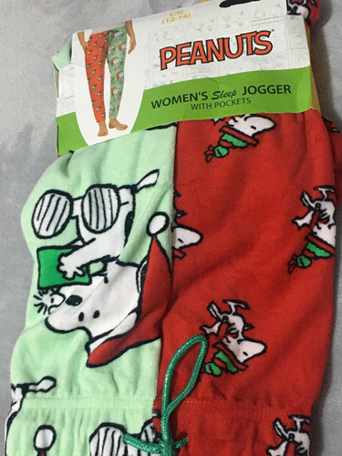 Pijama De Snoopy Jogger L/g (12-14)