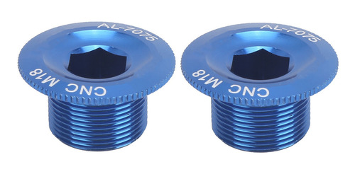 2 Tapones De Rosca Para Bielas De Bicicleta De Montaña, Alea