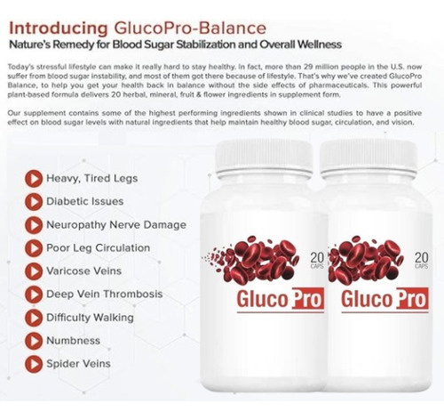 Pack X2 Suplemento Glucopro Orig Control Azucar Glyconorm