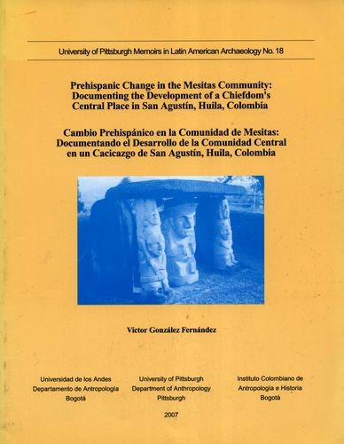 Libro Cambio Prehispánico En La Comunidad De Mesitas: Docum