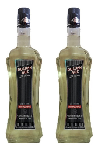 Licor Golden Age Tres Pluma Maraschino Cerezas X750cc  X2