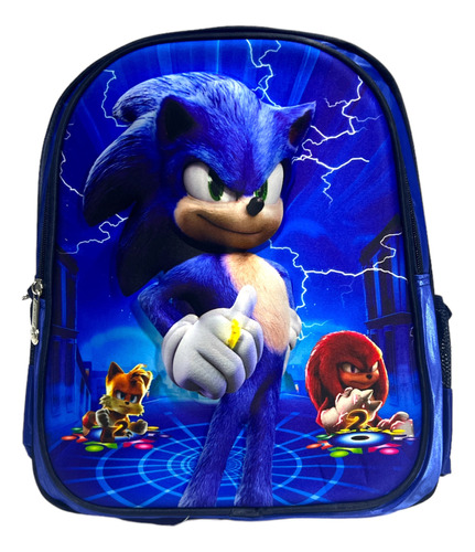 Mochila Sonic Hedgehog Escolares Primaria Club Importadas !!