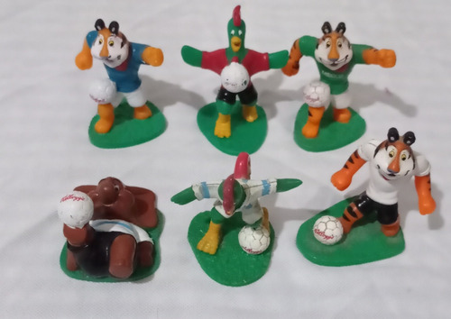 6 Figuras Kellogg's Futboleros Promocionales De Kellogg's 