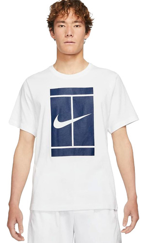 Imagen 1 de 4 de Camiseta Tee Hombre Nike M Nkct Tee Ssnl Court