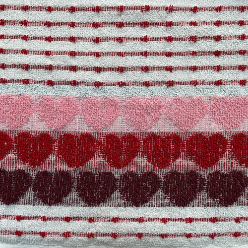 Imagen 6 de 7 de Docena Repasadores Súper Absorbente Grande Corazón Lichytex