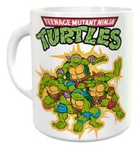 Comprar Taza Cerámica Sublimada Las Tortugas Ninjas Blanco Las Tortugas Ninjas D1