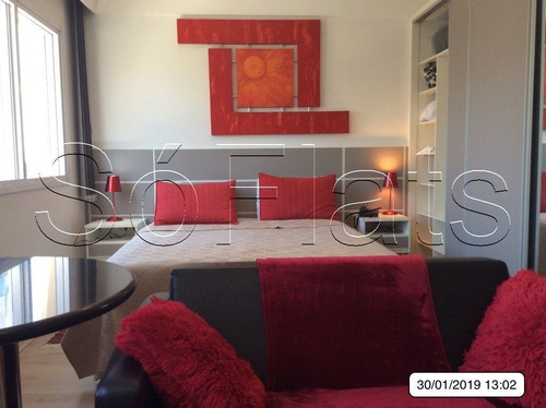 Imagem 5 de 15 de Flat Em Alphaville, Próximo Ao Centro Comercial E Alpha Shopping - Sf28835