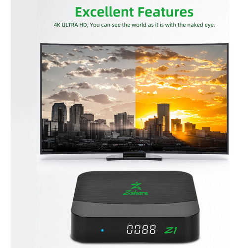 Reproductor Multimedia Intelligent Player 4k, Soporte 3d, Tv