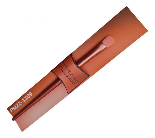 Pincel Macio De Maquiagem Para Sombra Linha Squad Mf09 Cor Laranja-claro