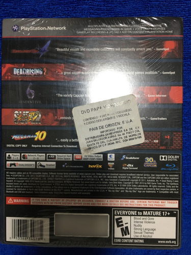 Capcom Essentials 5 En 1 (sellado) Playstation 3 Original