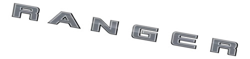 Adesivo Faixa Traseira Ford Ranger 2020 Até 2022 Resinado