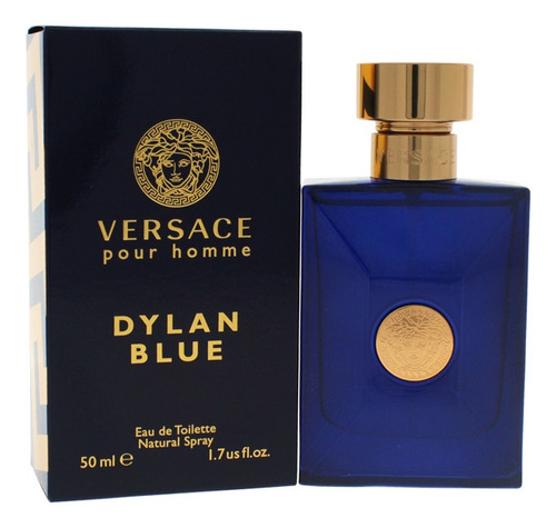 Imagen 1 de 1 de Dylan Blue Por Versace Para Hombre - 1.7 Oz Edt Spray