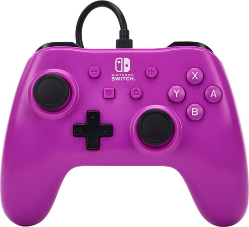 Control Alambrico Powera Nintendo Switch Purpura Original 