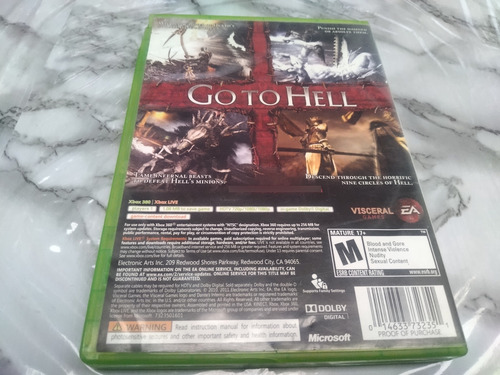 Dante's Inferno Para Xbox 360 (Usado)
