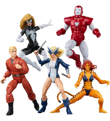 Marvel Legends The West Coast Avengers Iron Man 5 Pack (Reacondicionado)