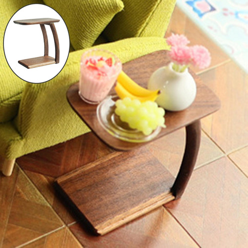 2 X 1/6 Mesa Auxiliar De Madera Hecha A Mano Muebles De