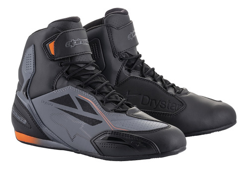 Tenis Pilotagem Alpinestars Faster 3 Impermeável Laranja