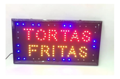 Cartel Led Tortas Fritas