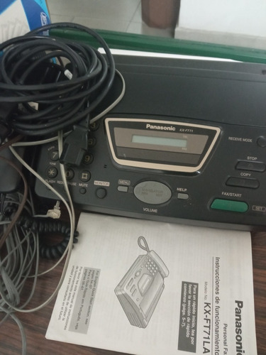 Fax Panasonic Kx-ft71la Con Papel De Fax