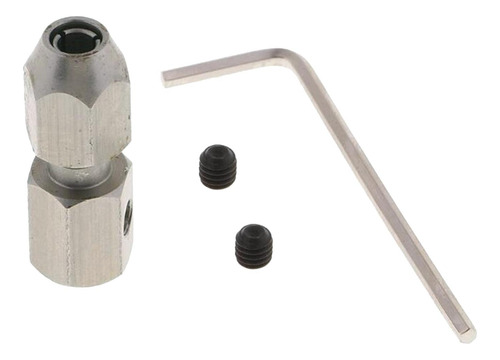 2 X 2x Acoplamiento De Eje Flexible, Portabrocas De 2 Piezas