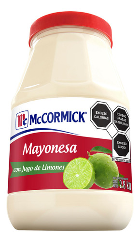 Mayonesa Con Jugo De Limón 2.8 Kg Mccormick