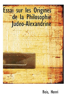 Libro Essai Sur Les Origines De La Philosophie Judã©o-ale...