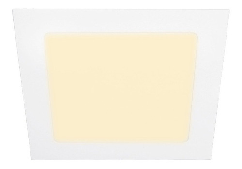 Lampara Empotrado En Techo Blanco 12w Luz Suave Cálida Color Blanco