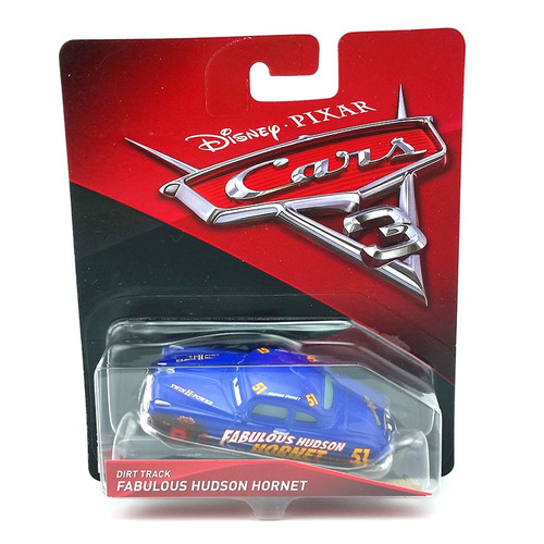 Cars 3 - Hudson Hornet Pista De Tierra - Mattel - Original