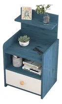 Comprar Mesa Noche De Buros Con Cajon Y 3 Estantes Para Recamara