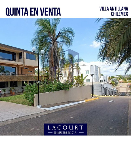 En Venta. Hermosa Casa Quinta Semi Amoblada De Tres Niveles - Conj. Resid. Las Antillas - Sector Chilemex #va