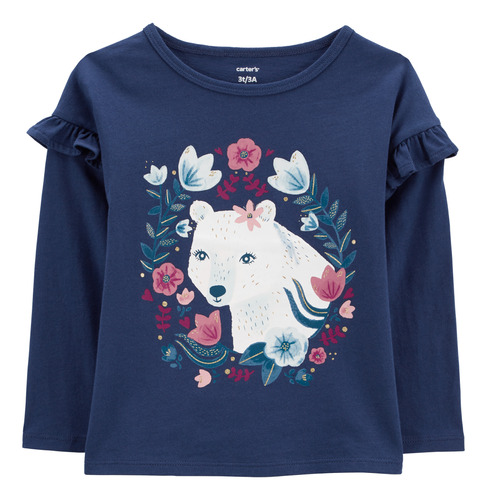 Playera Con Osito De Bebé 1o086410 | Carters ®