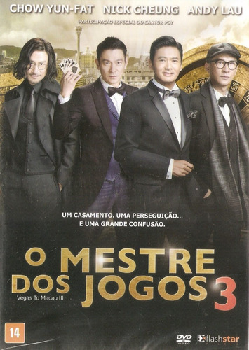 Dvd O Mestre Dos Jogos 3 - Chow Yun-fat/ Nick Cheung 